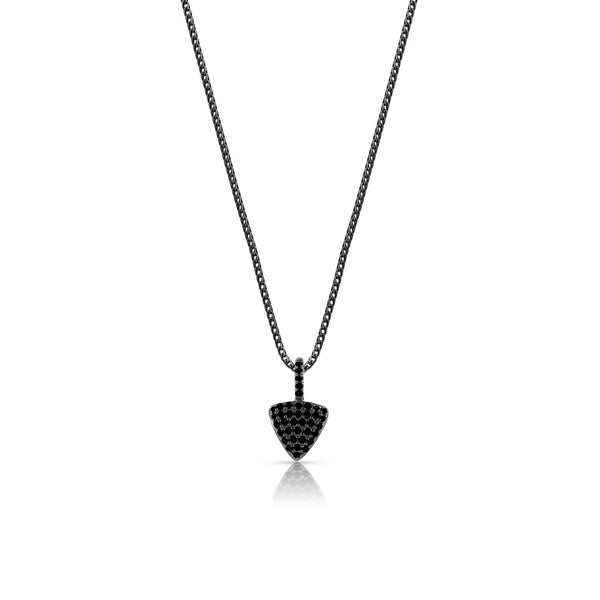 black diamonds hand-set into blackened gold <span class='visuallyhidden'>Call or text 323-404-2959 if you need shopping assistance.</span>